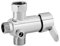 Water Bidet Spray, Brass Bidet T Adapter with Shut-Off Valve, Hot Cold Water Diverter Valve T Shape Adapter Flexible Hose Kit