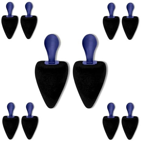 DELFA Schuhspanner Spitz - Größe 39-42 - Set aus 5 Paar - Schaumstoff Schuhformer Schuhstrecker - für Damen Spitze Schuhe und High Heels
