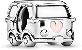 Wedanor Charme Camping Car Charms-Anhänger 925 Sterling Silber Charm Bead Pendant für Europäische Armbänder und Halsketten