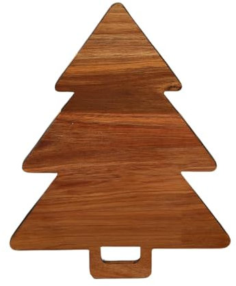 Tabla de cortar de madera para árbol de Navidad - Tabla de cortar de madera, tabla de cortar para árbol de Navidad, tabla de cortar de cocina para comedores, restaurantes, casas y bares