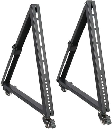 LwsCUiH Monitorarme TV-Ständer, TV-Wandmontage, mobiler TV-Wagen, TV-Wagen, geeignet for 32–65 Zoll große LED-Plasma-Flachbildfernseher