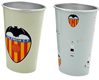 macfly Valencia CF Lot de 2 verres réutilisables en acier inoxydable avec encre thermique qui change de couleur 450 ml