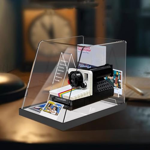 Acrylic display case is suitable for lego 21345 SX-70 Camera Polaroid,show box used for collecting, displaying, and organizing models.3mm (one style)