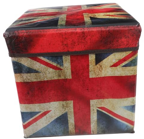 IMIKEYA Faltbare Aufbewahrungsbox Mit Deckel Union Jack Aufbewahrungsboxen Für Kleidung Spielzeug Bücher