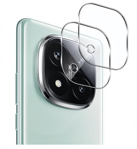 HQ-CLOUD Lot de 2 Protection Objectif Caméra Pour Xiaomi Redmi note 14 pro plus 5G, Film en Verre Trempé 9H, Ultra HD, Anti-Rayures