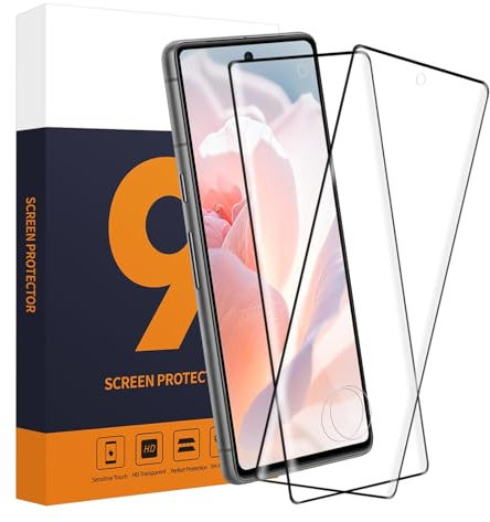 Cable Leader 2 Stück Schutzfolie für Panzerglas für Google Pixel 7 Pro 5G, 3D mit Schwarzem Rand Google Pixel 7 Pro Schutzglas Folie, Kratzfest Anti-Bläschen Displayschutzfolie für Pixel 7 Pro 5G