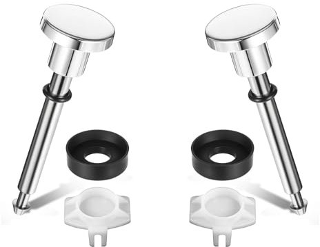 ZAYIUKI Lot de 2 kits de réparation pour bec de baignoire, inverseur, robinet, comprenant 2 joints, 2 tasses, 2 portails pour l'entretien des baignoires et des douches