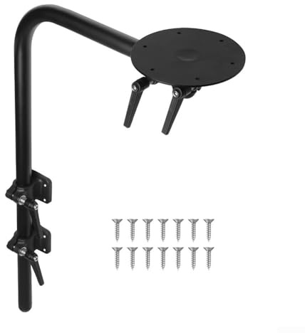 babominimer Pied de table en alliage d'aluminium pour camping-car, pivotant à 360 degrés, amovible, pliable, hauteur réglable, support télescopique pour camping-car, yacht