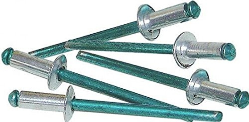 C.K T3819A 415 Aluminium Rivets, Silver, 3.15 x 12 mm 1/8-Inch, Set of 50 Piece