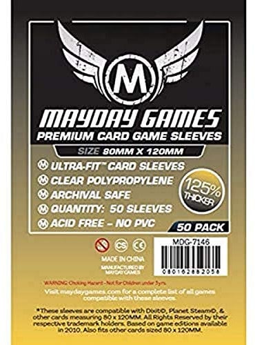 50 Mayday 80 x 120 Dixit Premium Card Sleeves Board Game