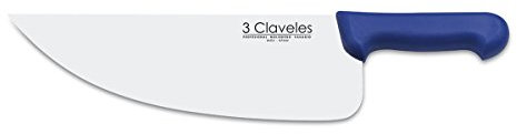 3 CLAVELES 1876 - Hachuela Pescadero acero inoxidable 32 cm azul