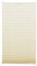 Gardinia EASYFIX Plissee ohne Bohren, Zum Klemmen, Blickdichtes Falt-Rollo, Inkl. Aller Montage-Teile, 2 Bedienschienen, Elfenbein, 75 x 130 cm