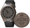 Kenon Gravierte hölzerne Uhr für Männer, natürliche hölzerne Groomsmen Uhr für Ehemann Sohn natürliche Ebenholz angepasst Holz Uhr Geburtstag Jubiläumsgeschenk (Sohn An Papa)