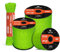 Abma Cord Paracord 4mm 9 Fili 30m Corda Paracord Nylon Corda da Paracadute Tipo 3 620lbs - Max. 280 kg - Riflettente Neon Verde