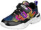 HSNA Scarpe Moda Sneaker Bambine e Ragazza Paillette Lucide Scarpe Bambina Sportive(a01 Nero 34 EU)