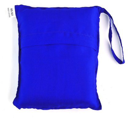 Marycrafts Seidenschlafsack Aus 100% Naturseide, Hüttenschlafsack Inlett Sommerschlafsack Aus Echter Seide 210 x 84 cm (Blau 2)