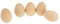VBS Holz-Eier 5 Stück 60 x 45 mm Ostern Ostereier Holzeier