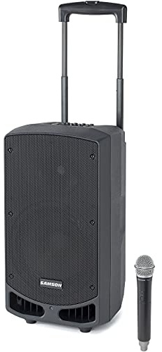 Samson Expedition XP310w 300 W tragbares PA-System G-Band (863–865 MHz) mit Handfunkmikrofon, Lithium-Akku & Bluetooth – ideal für Präsentationen, Straßenmusik, Bühnen & Events