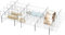 iDesign - Séparateurs de rangement personnalisables en plastique sans BPA de clarté 42910, 40,6 x 23,4 x 5,1 cm, réglables