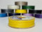 Bobine de fil ciré en polyester - 1 mm - 25 m - Jaune