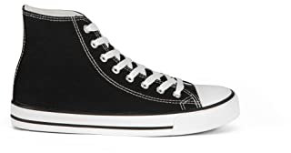 CULTZ Diamond Unisex Sneaker Damen Herren High Top Turnschuhe Black 39