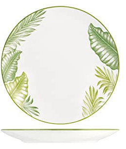 H&H Kamari Lot de 6 assiettes à dessert en porcelaine 19 cm