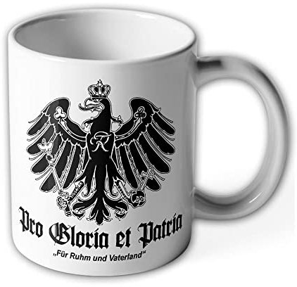 Tasse Preuße - Für Ruhm und Vaterland Pro Gloria et Patria Adler #39107