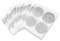 DAZZLEEX Lot de 40 couvercles hermétiques pour capsules de café Nes-presso en feuille d'aluminium
