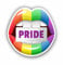 AMA SHOP PVC-Aufkleber mit geformtem Mund, LGBT Pride | für Wandaufkleber Laptop | Aufkleber für Helm, Motorrad, Wohnmobil, Auto, PC | Auto-Tuning |
