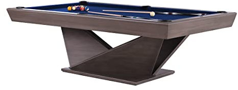 Billiard-Royal Billardtisch Pooltisch Modell Poseidon 8 ft. mit hochwertigem K-55 Bandengummi und freier Tuchwahl, Tuchfarbe:ES 45 Royal Blue
