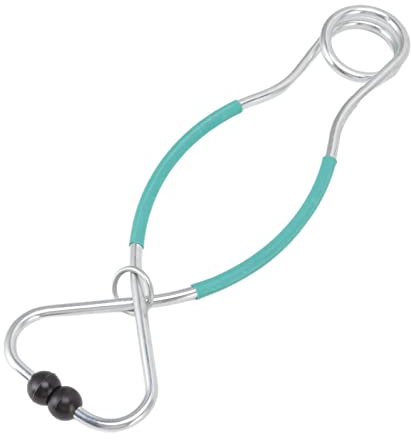 Cow Nose Pliers, Bull Nose Ring Pliers Punch Free Large Opening Capacity Safe Metal L for Veterinary for Farm (Green)