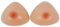 Vollence Une Paire de Formes de Seins en Silicone Triangle en Gel de Silicone Faux Seins pour Prothèses de Mastectomie Crossdressers Transgenres Inserts de Soutien-Gorge en Taille D