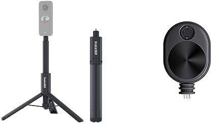 Insta360 2-in1 Invisible selfie stick + tripod for GO, GO2, ONE X, ONE X2. X3, ONE R & ONE RS & Bullet Time Cord For X3,ONE X2, RS (1-Inch 360 excluded) - 110cm