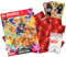 Bundle mit Lego Ninjago Serie 8 Trading Cards - 1 Leere Sammelmappe + 50 Verschiedene, zufällige Karten + 2 Limitierte Star Wars Karten + Exklusive Collect-it Hüllen