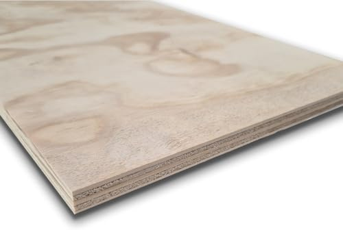 Pannello Multistrato 120x120 cm, in Legno marino fenolico di Pino da 15 mm