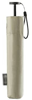 SHENGMIAOHE Parapluie Coupe - Vent Parapluie Ultra Léger Double Usage Petit Crayon Portable Parapluie Parasol Parasol/Beige