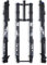 NADYE Federgabel für Mountainbike 26 27,5 29 Zoll MTB Pneumatische Gabel umgekehrte Reise 140 mm gerades Rohr mit verstellbarer Rückprallbolzen Schlaufe (15 x 150 mm)