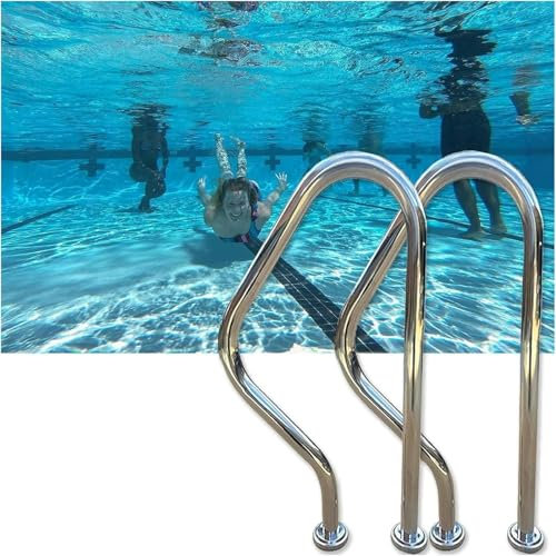 304 Edelstahl Pool Handlauf für gebogene Spa Treppengeländer Silber Spa Hand Haltegriff