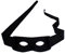Sprinlot Panzerknacker Maske, Augenmaske Schwarz, Räuber Maske, Dieb Maske, Einbrecher Maske, Zorro Maske, Bankräuber Maske Für Halloween Und Karneval