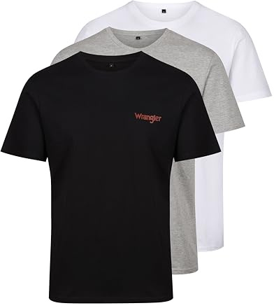 WRANGLER Camiseta Cuello Redondo para Hombre Marston