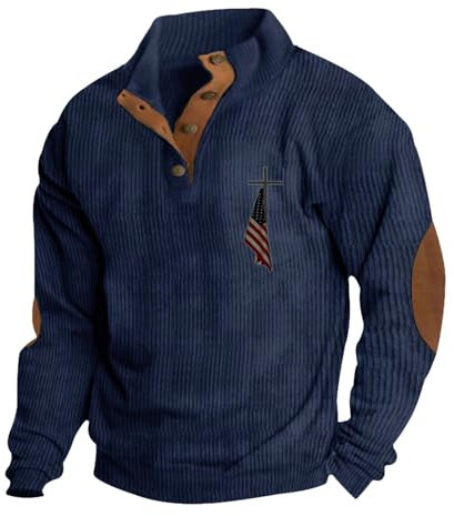 Dienstbekleidung Sweat-Shirt,Vintage Sweatshirt Langarm Oversize Waffel Sweatshirt Einfarbig Strickpullover mit Rundhals Pullover Langarm Farbvarianten in vielen Farben