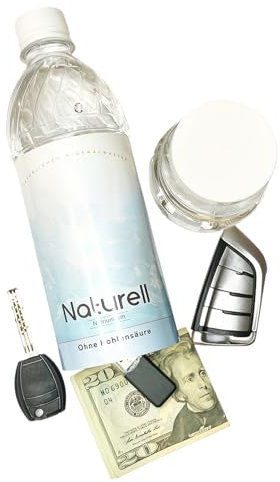 Versteckte Wasserflasche, Geheimgeldaufbewahrung, unauffälliges und sicheres Design, kompaktes verstecktes Fach, 24 x 7 cm zum Schutz von Wertsachen