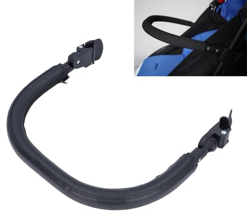 Baby Kinderwagen Armlehne Leitungstraße Stoßstangestangen Pushchair Armlast Kinderstärke Crossel, Kinderwagen und Accessoires für Tägliche Reise, Plastik, PU -Leder, 40 Cm /