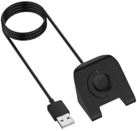 FONDOTIN Smartwatch Ladeadapter für Fossil Gen Gen Kompakte Ladestation aus Langlebigem TPE Kompatibel mit USB Fähigen Geräten Robustes Design für Sicheres Laden Einfache