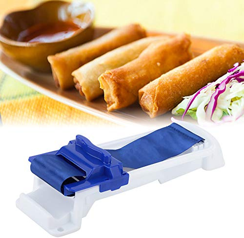 ZJchao Lumpia Maker, DIY Plastik Gemüse Fleisch Rollende Werkzeug Gemüse Fleisch Roller Sushi Maker Rolling Machine Sushi Maker Zum Heimküchenwerkzeug Herstellen (2 kleine Trompeten)