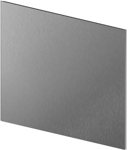 Vilo Wandpaneel XL (60x265cm) Dekorpaneel in Holzoptik BRUSHED STEEL | Wasserfeste Wandverkleidung für Bad & Küche | Einfache Montage zum Kleben