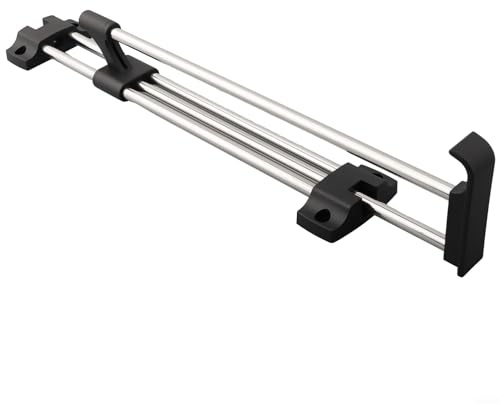 Einziehbare Kleiderstange aus Edelstahl, Kleiderstange mit 50 kg Tragkraft und verstellbarem Schiebe-Design zum Aufhängen von Tuch, Schal und Krawatte (300 mm)