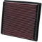 K&N Motorluftfilter: Erhöhen Sie Leistung und Zugkraft, waschbar, Premium, Ersatzluftfilter: Kompatibel mit DODGE 1994–2002 (Ram 2500, Ram 3500), 33–2056