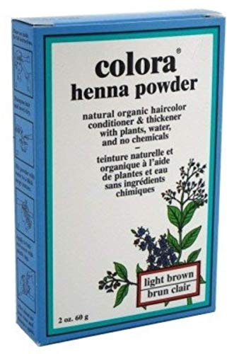 Colora Henna Powder, Light Brown, 2 Ounce (2886300005)