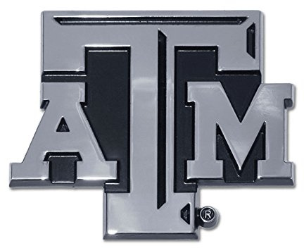 Texas A&M University Aggies NCAA College Chrome Plated Premium Metal Car Truck Motorcycle Emblem